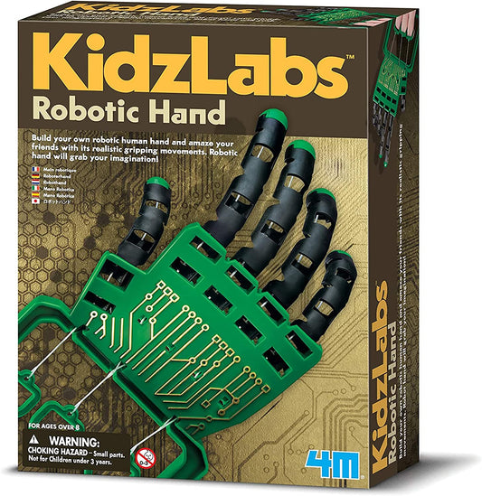 4M Kidzlabs Robotic Hand Kit - ( a robotic hand with fully-articulated fingers )