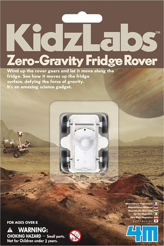 4M Kidzlabs Zero Gravity Fridge Rover - Magnetic Science Moon Landing, Mars Planet - STEM Toys Educational Gift for Kids & Teens, Girls & Boys