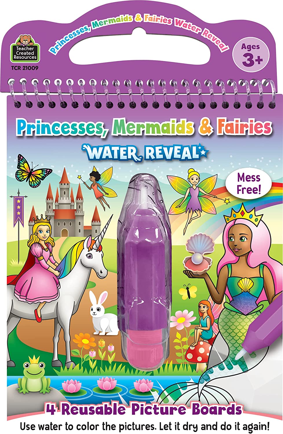 Teacher Created Resources Princesses, Mermaids & Fairies Water Reveal